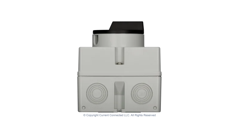 High quality photo of the IMO DC Disconnect Rooftop Isolator Switch 4 Pole - 2 String Bottom. Photographed by Current Connected.