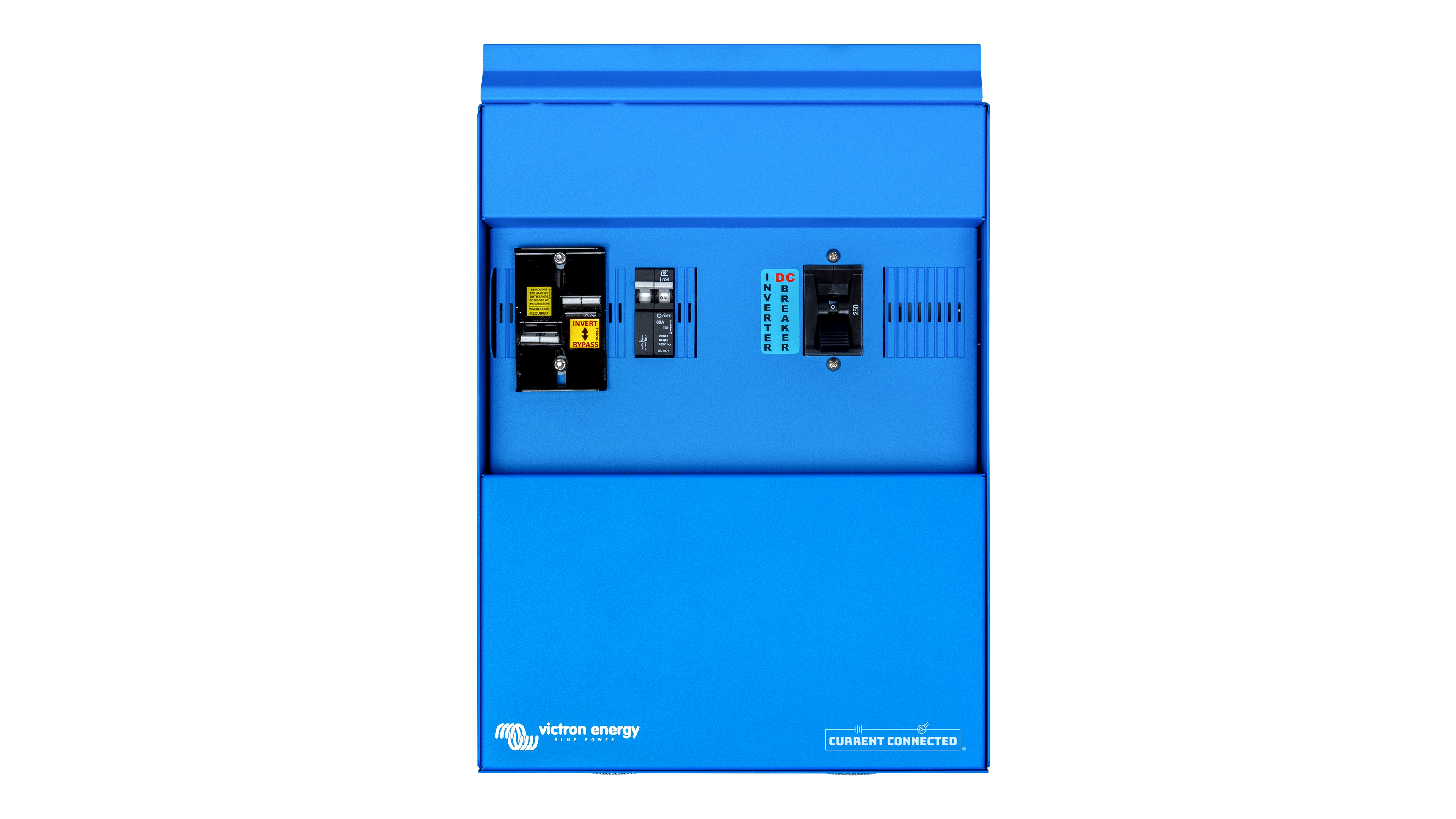 High quality photo of the Victron - VEP250125402 - 5kVA E-Panel for Quattro 48/5000 Inverters-Primary. Photographed by Current Connected