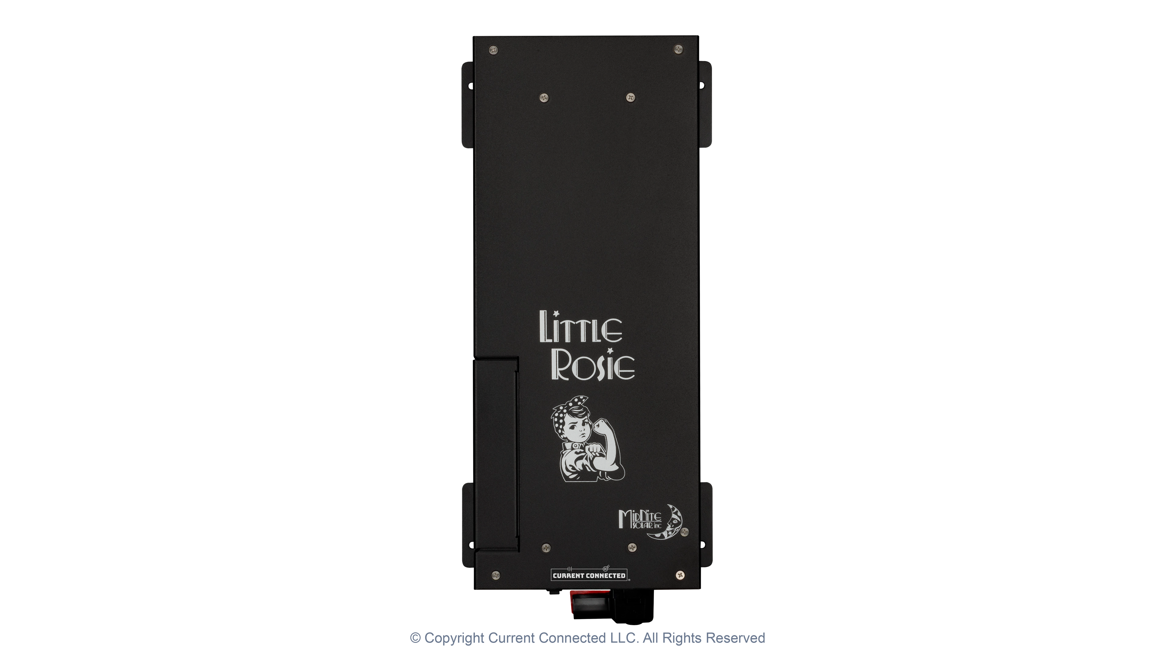 Midnite Solar - MNLR3648M - Little Rosie 48V 3600W 120V Inverter-60A Charger - Top View High quality photo of the Midnite Solar - MNLR3648M - Little Rosie 48V 3600W 120V Inverter-60A Charger - Top View. Photographed by Current Connected