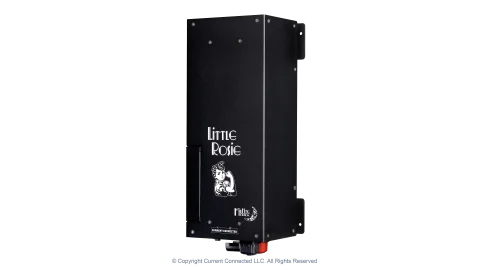 High quality photo of the Midnite Solar - MNLR3648M - Little Rosie 48V 3600W 120V Inverter - 60A Charger - Right Angled View. Photographed by Current Connected