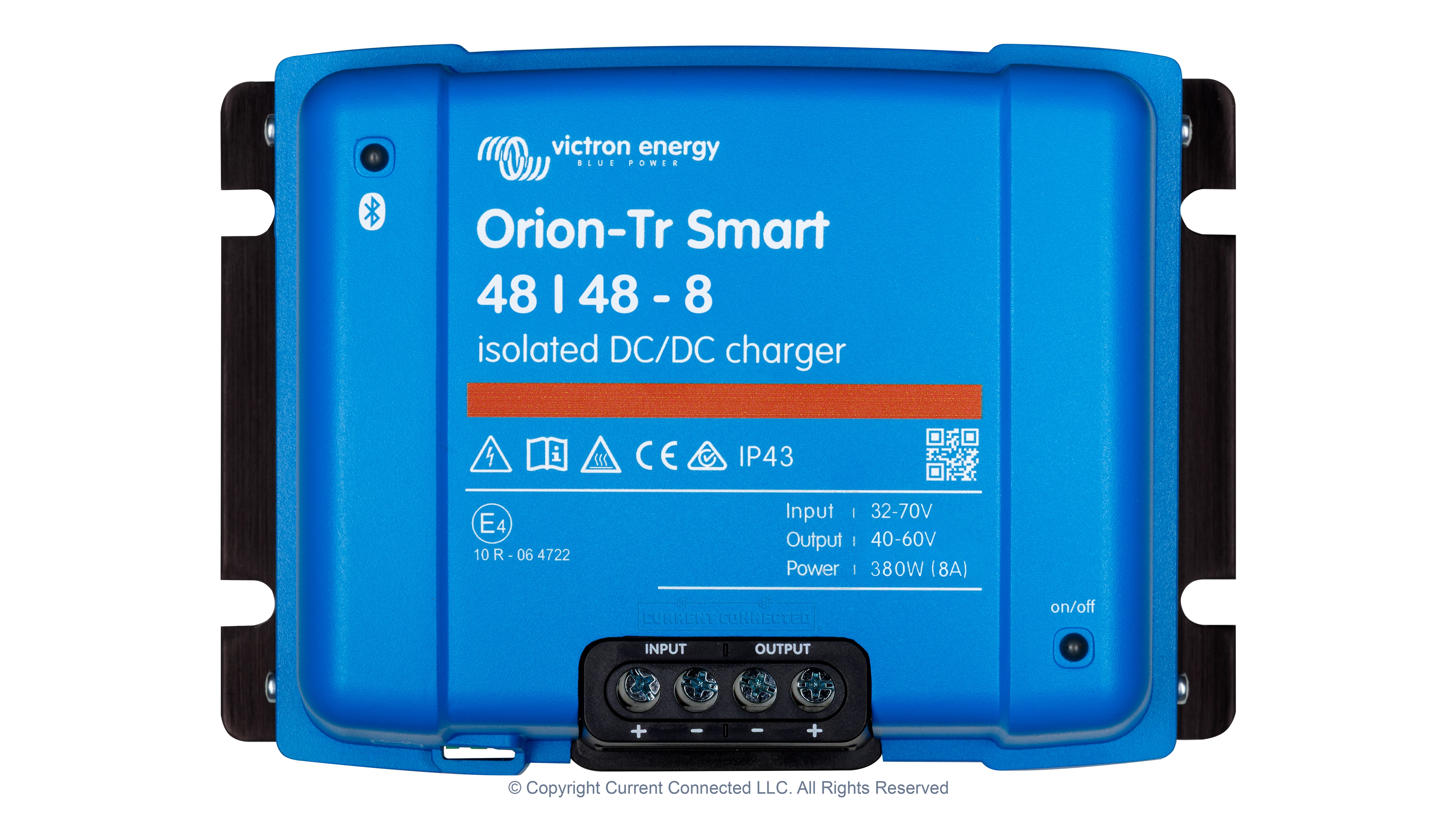 Victron - ORI484838120 - Orion-TR Smart Isolated DC-DC Battery Charger - 48v 48v-8a - Top View High quality photo of the Victron - ORI484838120 - Orion-TR Smart Isolated DC-DC Battery Charger - 48v 48v-8a - Top View. Photographed by Current Connected