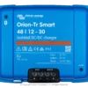 High quality photo of the Victron - ORI481238120 - Orion-TR Smart Isolated DC-DC Battery Charger - 48v 12v-30a - Top View. Photographed by Current Connected