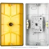 High quality photo of the IMO Isolator 3Pole 20A+32A Internal view. Photographed by Current Connected.