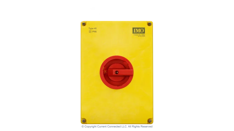 High quality photo of the IMO - PE69-30125 - Isolator 3Pole 125A - Front View. Photographed by Current Connected.