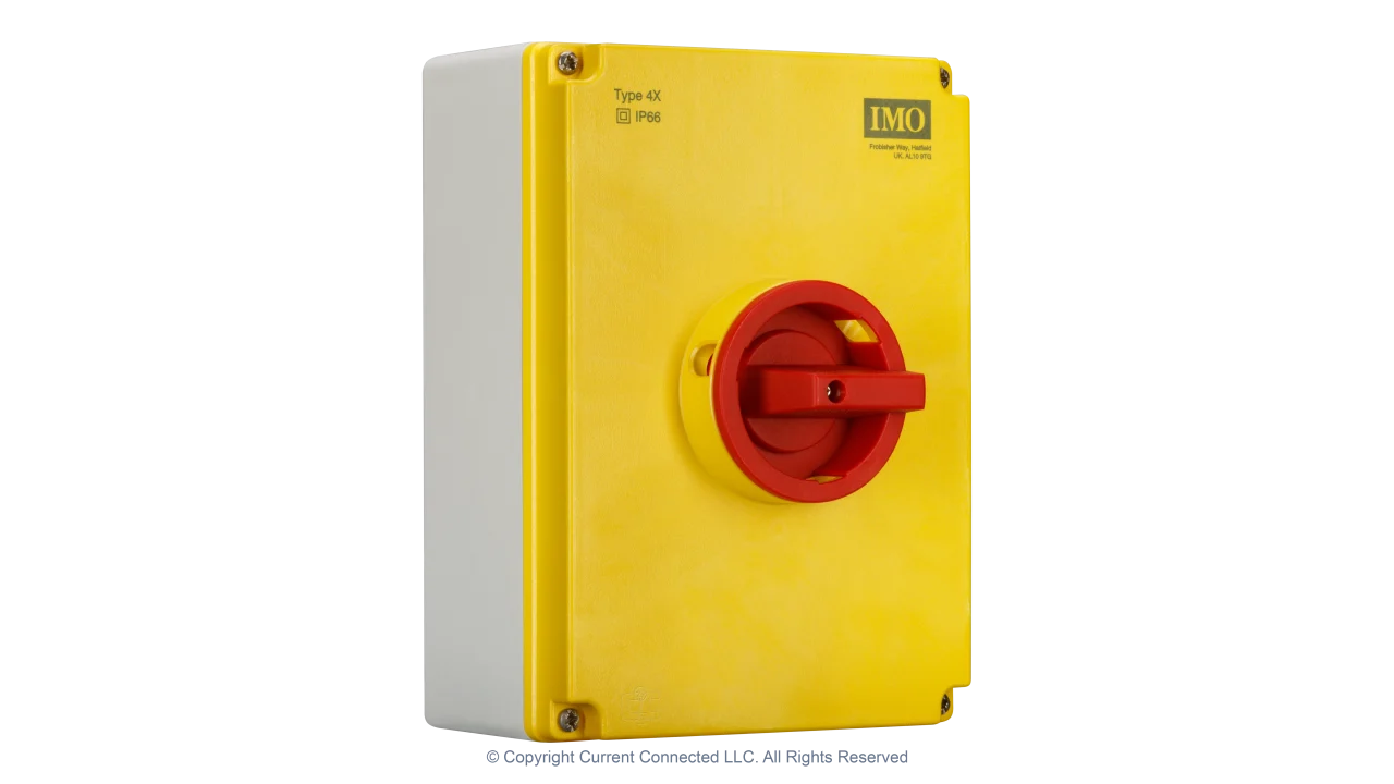 High quality photo of the IMO PV (Solar) Isolator 63-125 ISO. Photographed by Current Connected.