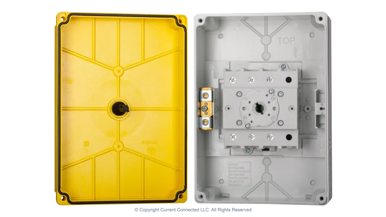 High quality photo of the IMO PV (Solar) Isolator 125 Internal. Photographed by Current Connected.