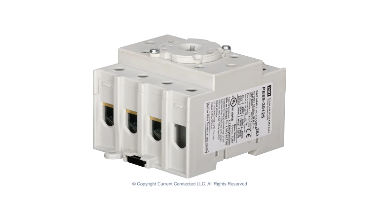 High quality photo of the IMO PV (Solar) Isolator125A Internal Isolator. Photographed by Current Connected.