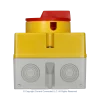 High quality photo of the IMO PV (Solar) Isolator 3Pole 20A+32A Bottom view. Photographed by Current Connected.