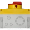 High quality photo of the IMO PV (Solar) Isolator 63-125 Bottom view. Photographed by Current Connected.