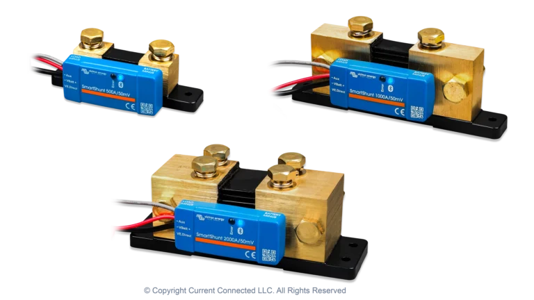 High quality photo of the SmartShunt 500A-50mV Group Image. Photographed by Current Connected.