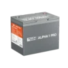 High quality photo of the Rich Solar - RS-B121SP - Rich Solar Alpha 1 Pro 12V 100Ah LiFePO4 Battery isolated left view. Photographed by Current Connected.