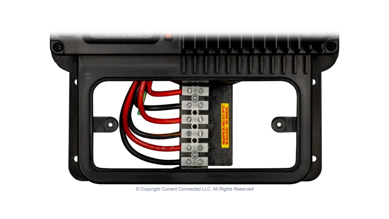 High quality photo of the Midnite Solar - MNKID - The Kid - Internal Wiring View. Photographed by Current Connected