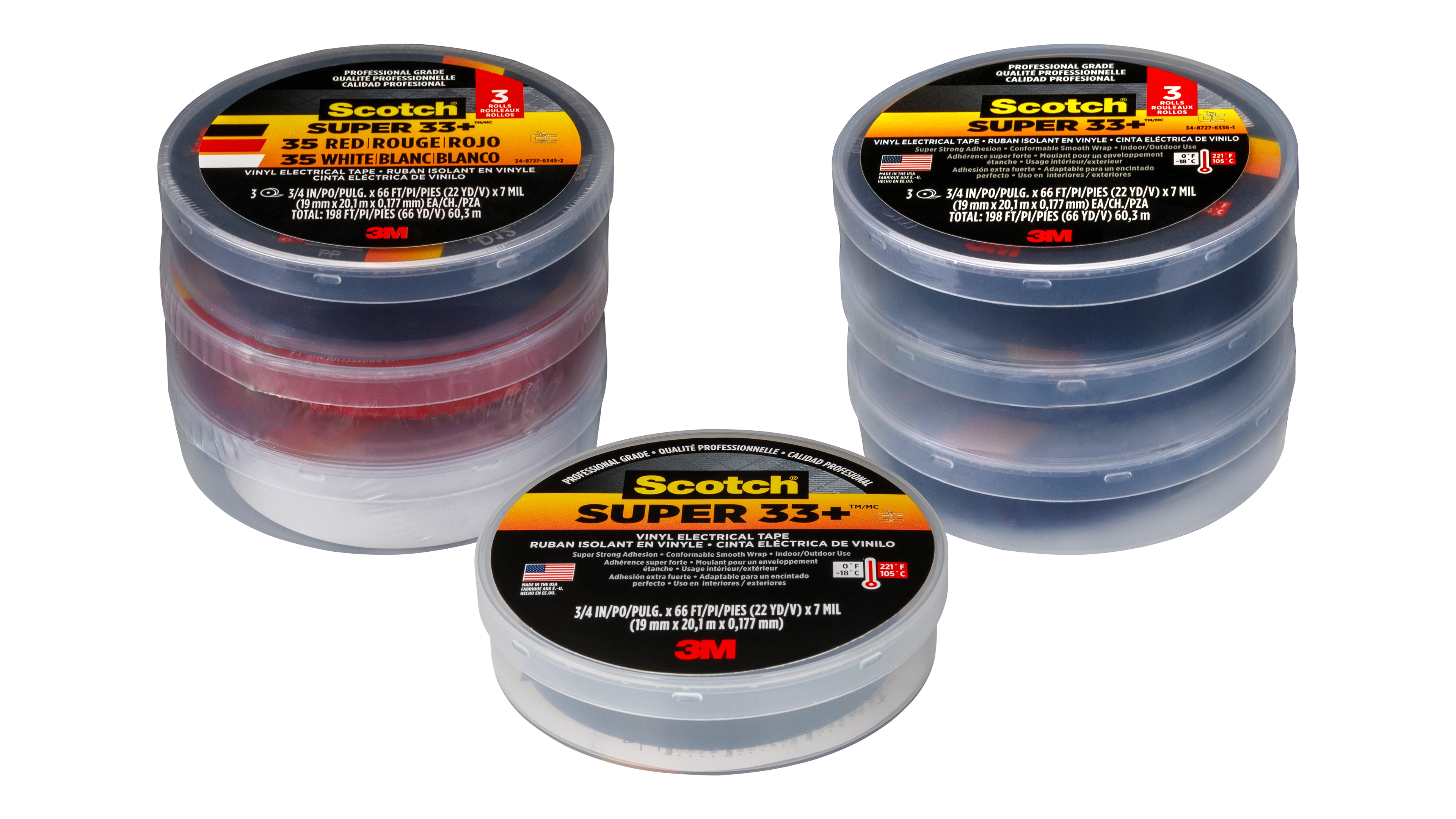 3M - Super 33+ Electrical Tape - Listing Image High quality photo of the 3M - Super 33+ Electrical Tape - Listing Image View. Photographed by Current Connected