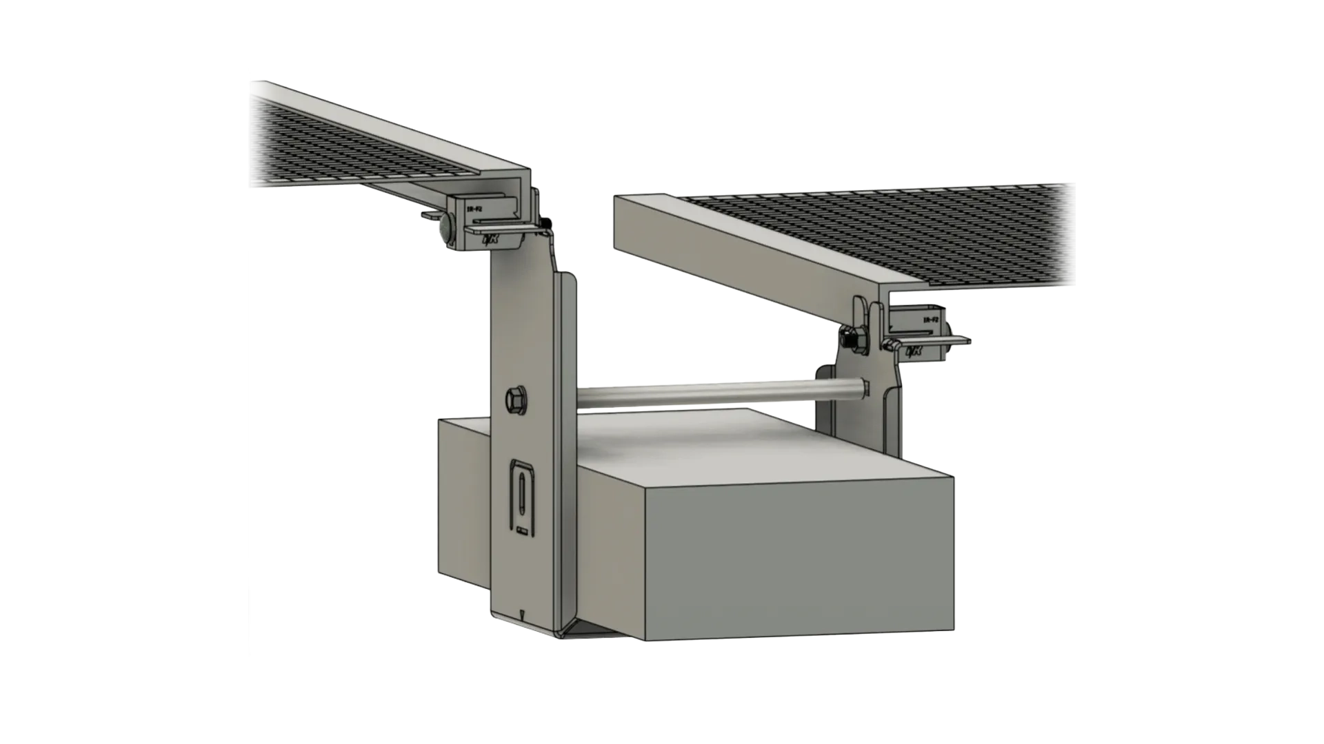IntegraRack - IR-05RF1005 - IR-05 BallastBase Flat Roof Mount - Right tilt Image of the IntegraRack - IR-05RF1005 - IR-05 BallastBase Flat Roof Mount - Right tilt. Provided by IntegraRack.