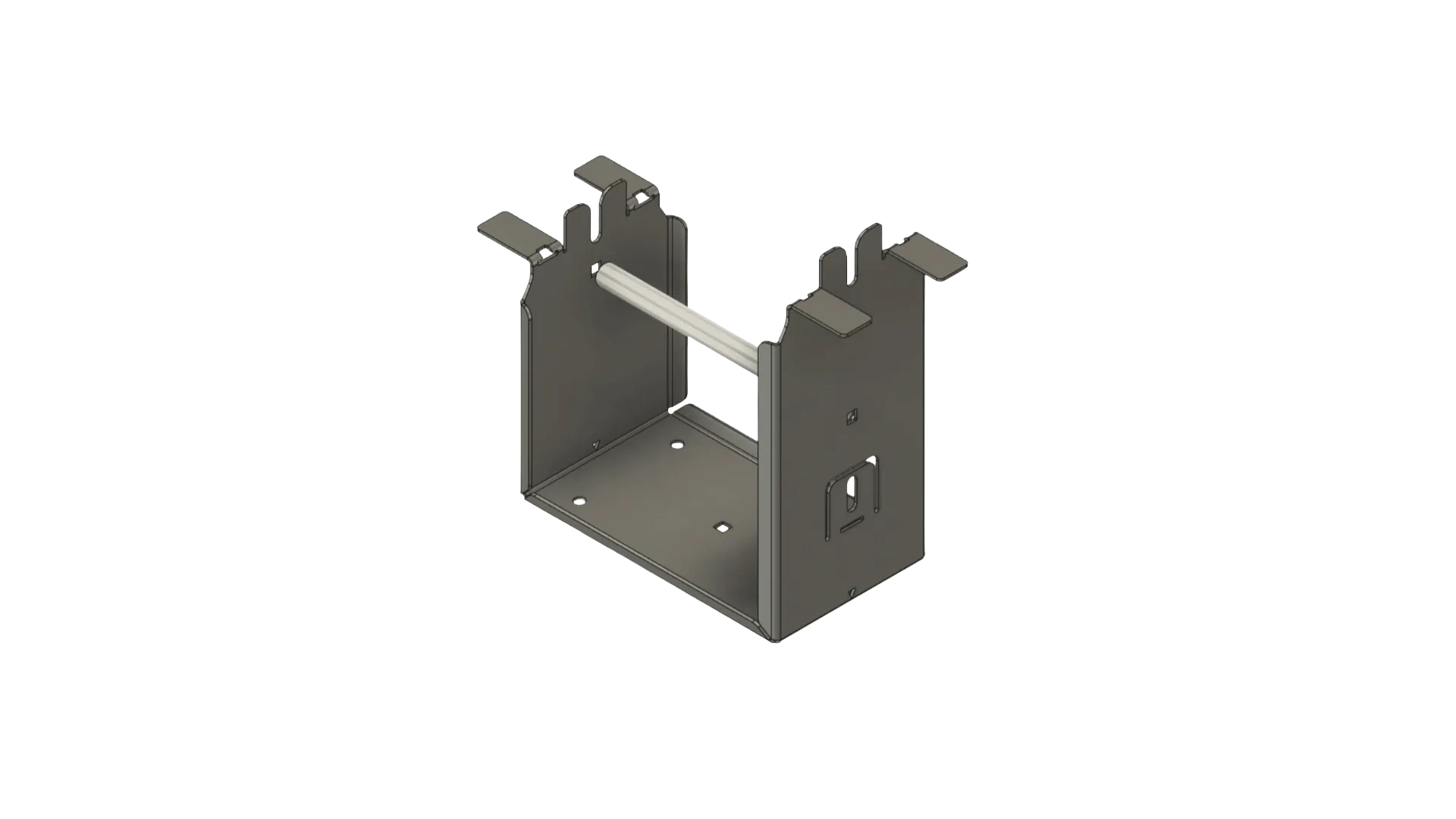 IntegraRack - IR-05RF1005 - IR-05 BallastBase Flat Roof Mount - Left rear Image if the IntegraRack - IR-05RF1005 - IR-05 BallastBase Flat Roof Mount - Left Rear View. Provided by IntegraRack