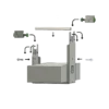 Image of the IntegraRack - IR-05RF1005 - IR-05 BallastBase Flat Roof Mount - Assembly View. Provided by IntegraRack
