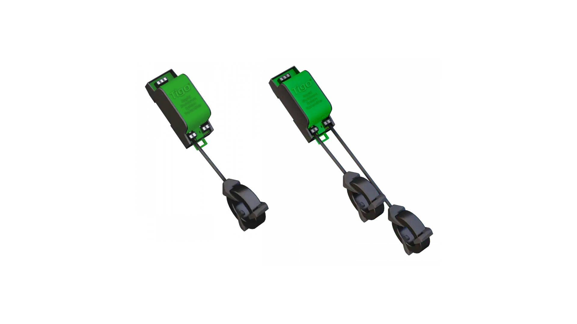 Tigo - 490-00000-51(52) - Tigo RSS Transmitter - Single-Dual Core Pure Signal - Angled View Tigo - 490-00000-51(52) - Tigo RSS Transmitter - Single-Dual Core Pure Signal - Angled View