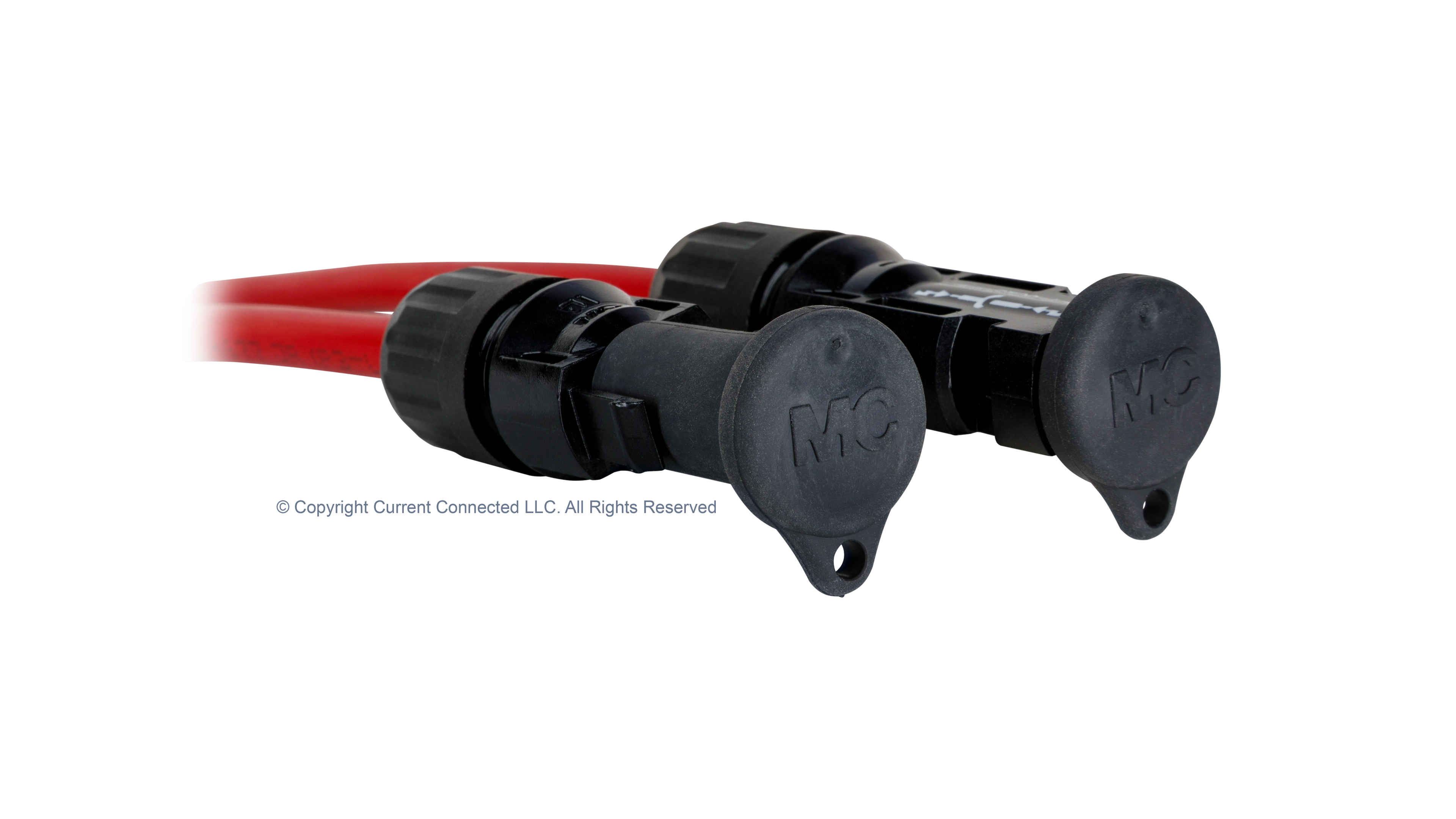 Staubli - 32.0716-32.0717 - MC4 Sealing Caps - Plug In-Use High quality photo of the Staubli - 32.0716-32.0717 - MC4 Sealing Caps - Plug In-Use. Photographed by Current Connected