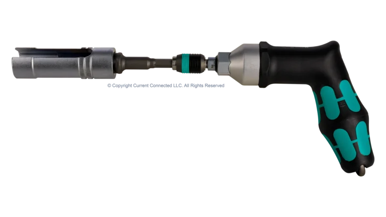 High quality photo of the Staubli - 32.6128-64100 - MC4 and MC4-Evo 2 Connector Installation Tool Set (UL) - Torque Tool. Photographed by Current Connected