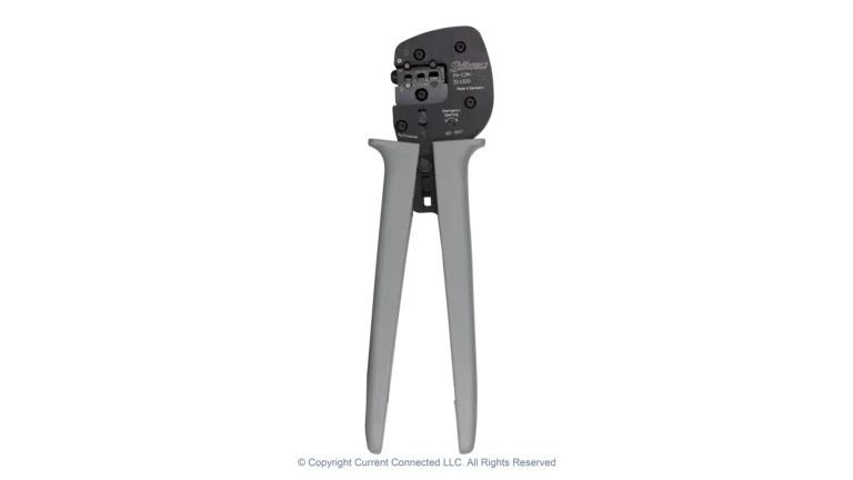 High quality photo of the Staubli - PV-CZM-326320 - Crimping Pliers - Side View Closed. Photographed by Current Connected