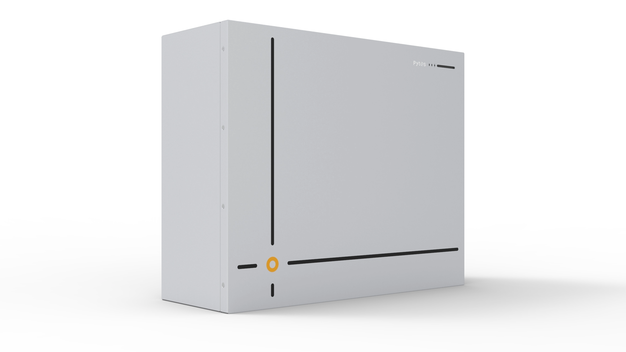 High quality photo of the Pytes - V10 - Wallmount Battery - Left view. Provided by Pytes USA