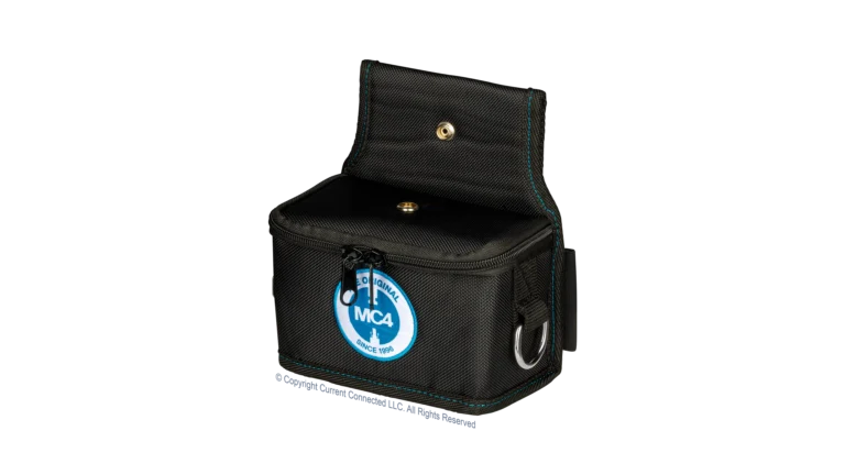 High quality photo of the Staubli - 32.0387 - Staubli Installer Tool Belt SET Installer tool belt SET -Small Bag Angled View. Photographed by Current Connected