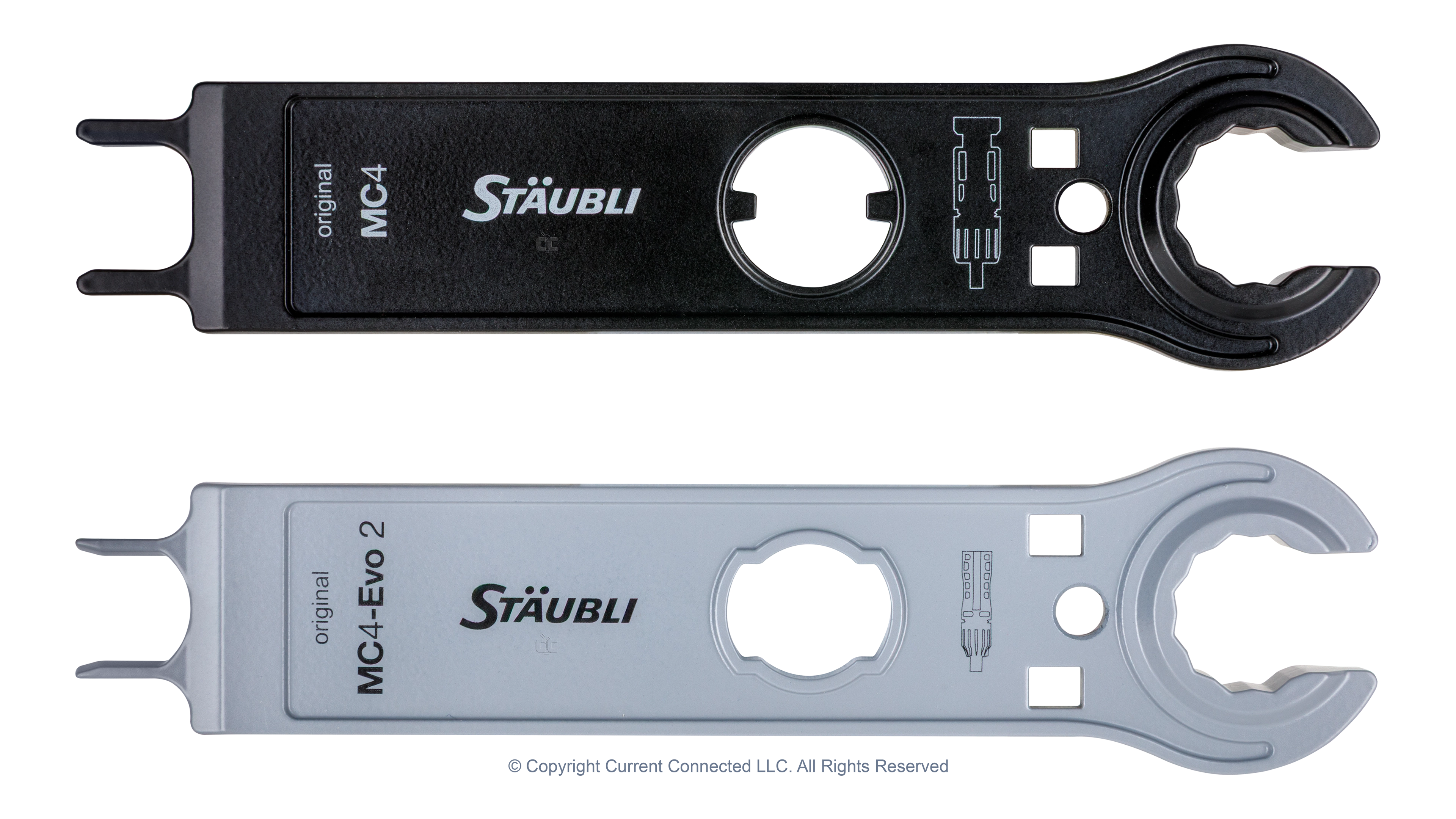 Staubli - 32.6058 - Staubli PV-MS-PLS Open-end spanner set Top View High quality photo of the Staubli - 32.6058 - PV-MS-PLS Open-end spanner set Top View. Photographed by Current Connected