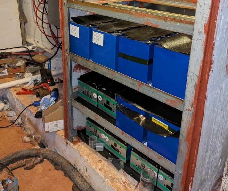 High quality image example of a system built on cheap and recycled materials