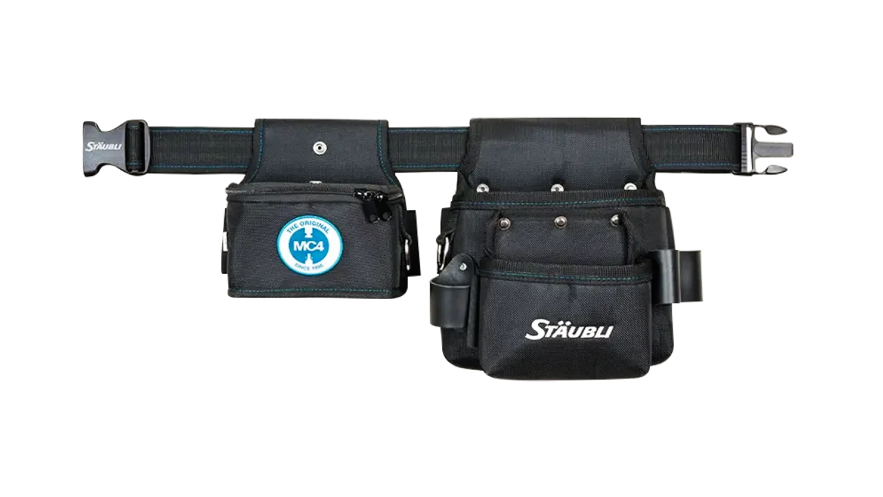 High quality photo of the Staubli - 32.0387 - Installer-Tool-Belt-Set - Front-View. Photographed by Current Connected