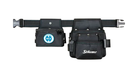 High quality photo of the Staubli - 32.0387 - Installer-Tool-Belt-Set - Front-View. Photographed by Current Connected