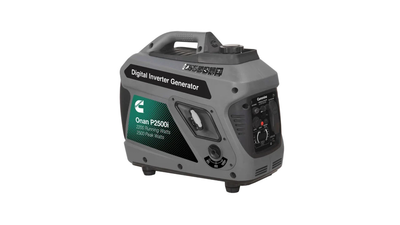 Cummins - A074Z433 - Onan P2500i Inverter Generator EPA - Angled View