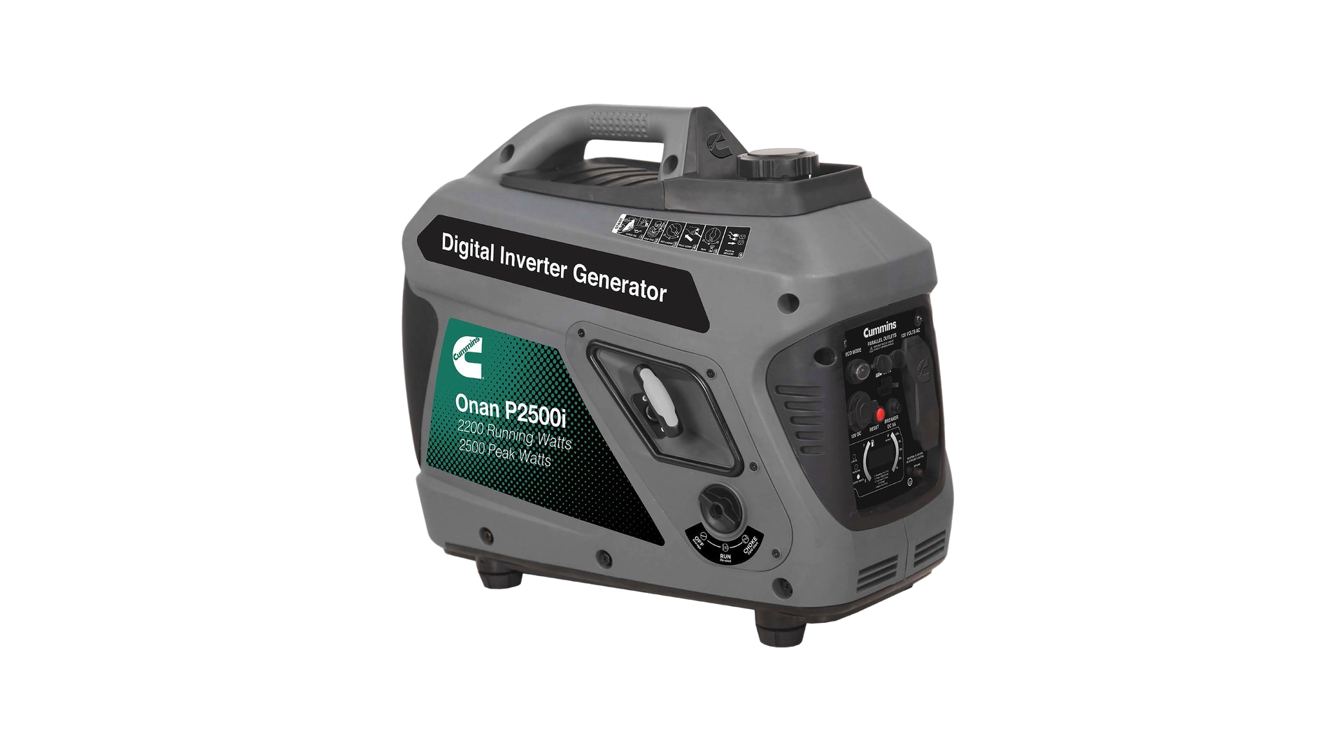 Cummins - A074Z433 - Onan P2500i Inverter Generator EPA - Angled View