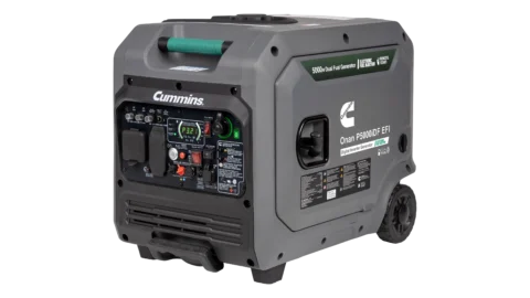 Cummins - A075C500 - Onan P5000iDF EFI Dual-Fuel Inverter Generator - Angled Front View