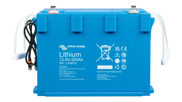 Victron - BAT512120620 - LiFePO4 Battery 12.8V 200Ah NG - Top-Front View