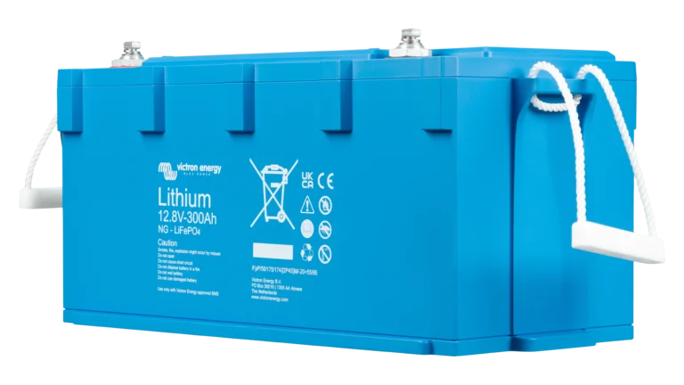 Victron - BAT512130620 - Victron LiFePO4 Battery 12,8V-300Ah NG - Angled Right View