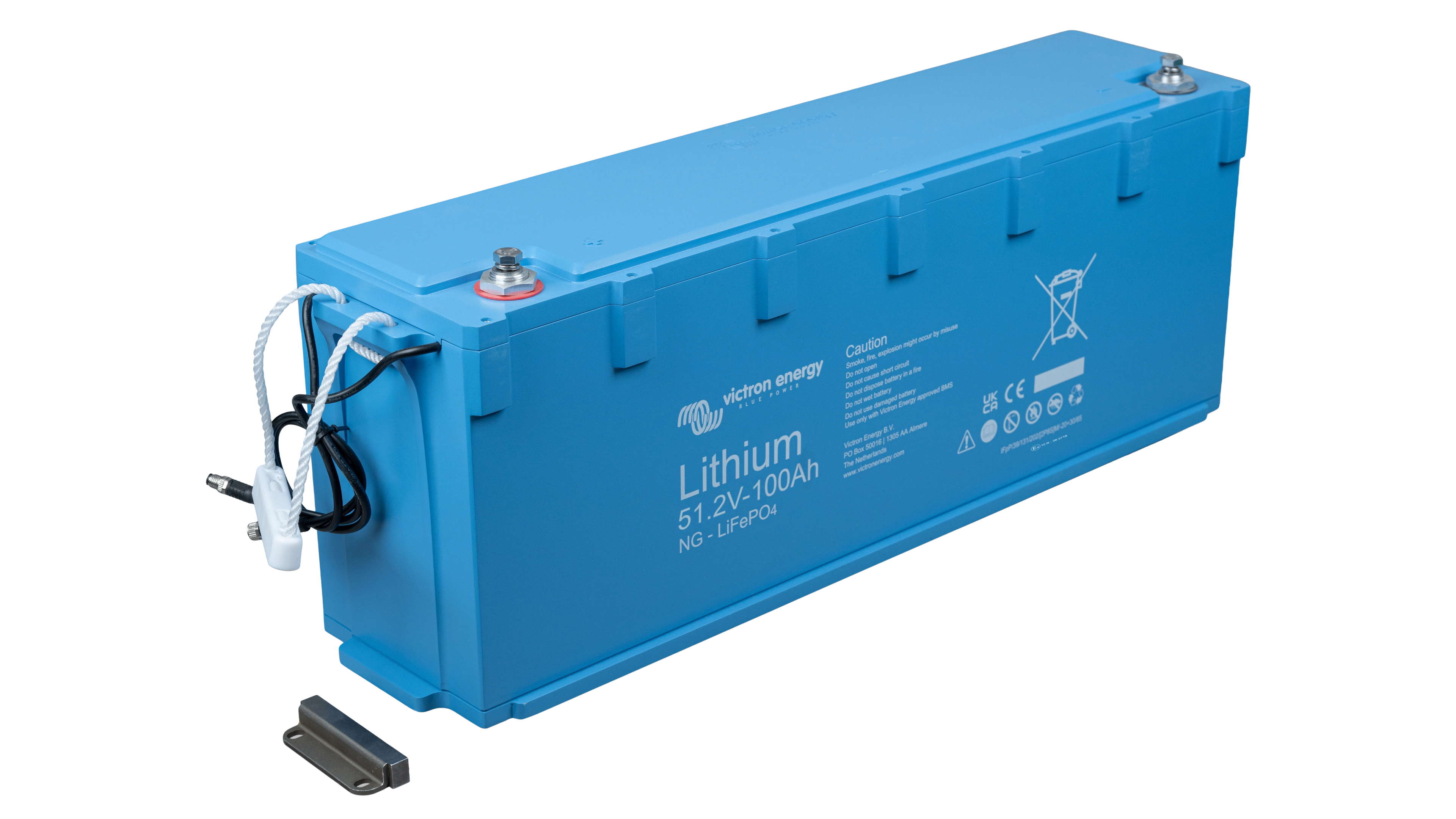 Victron - BAT548110620 - LiFePO4 Battery 51,2V_100Ah NG - Angled Top View Victron - BAT548110620 - LiFePO4 Battery 51,2V_100Ah NG - Angled Top View