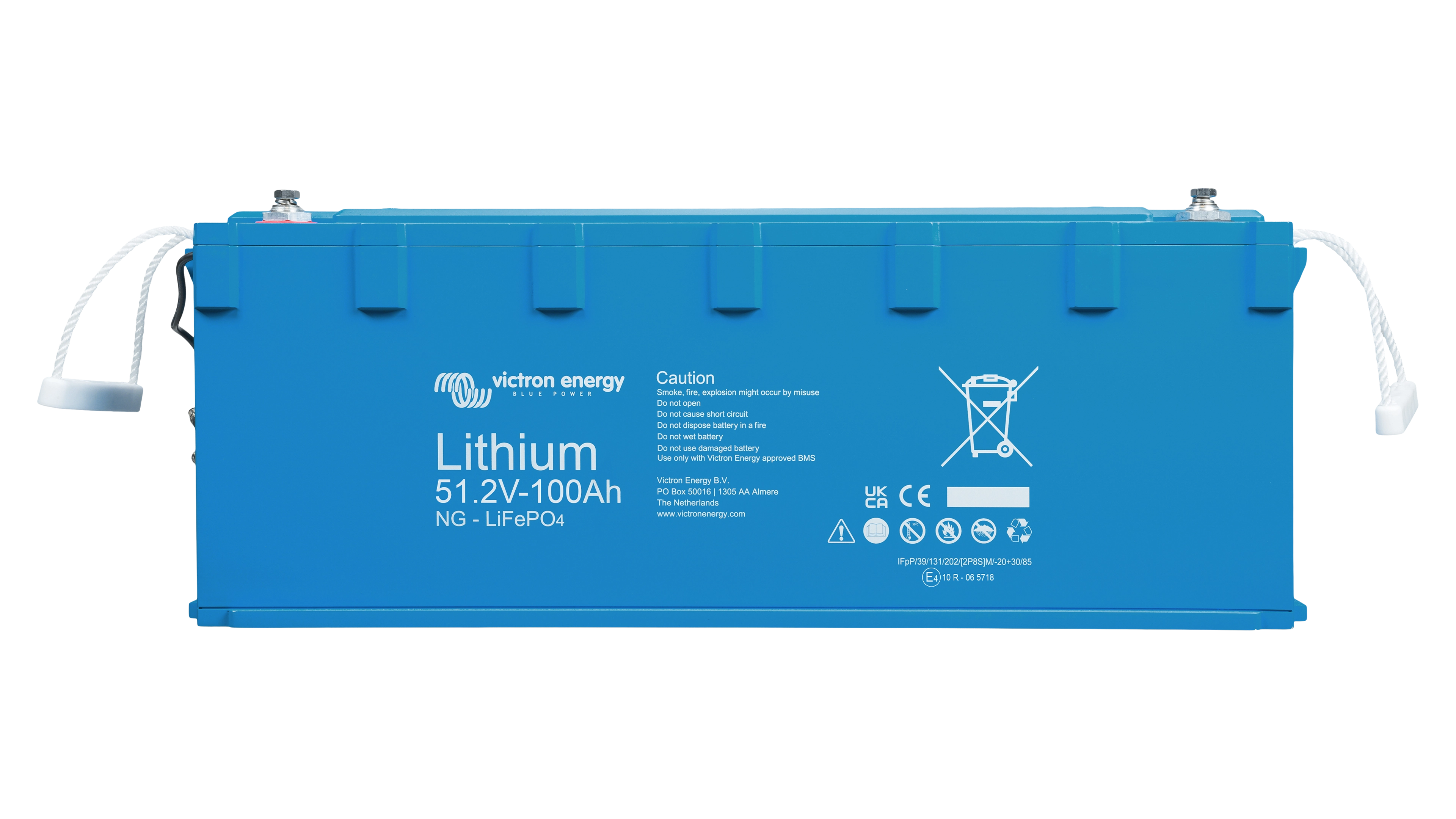 Victron - BAT548110620 - LiFePO4 Battery 51,2V_100Ah NG - Front View Victron - BAT548110620 - LiFePO4 Battery 51,2V_100Ah NG - Front View