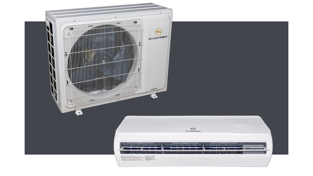 High quality photo of appliances featured on Current Connected's website prominently featuring EG4 Products. Created by Current Connected for their shop categories.