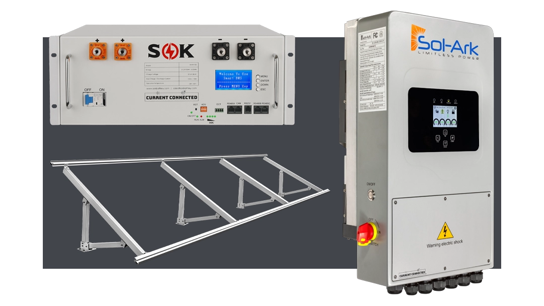 High quality photo of Discontinued featured on Current Connected's website prominently featuring SOK and Sol-Ark Products. Created by Current Connected for their shop categories.