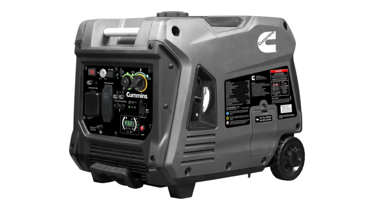 Cummins - A068H732 - Cummins - Onan P4500iDF Dual-Fuel Inverter Generator - Angled Right View