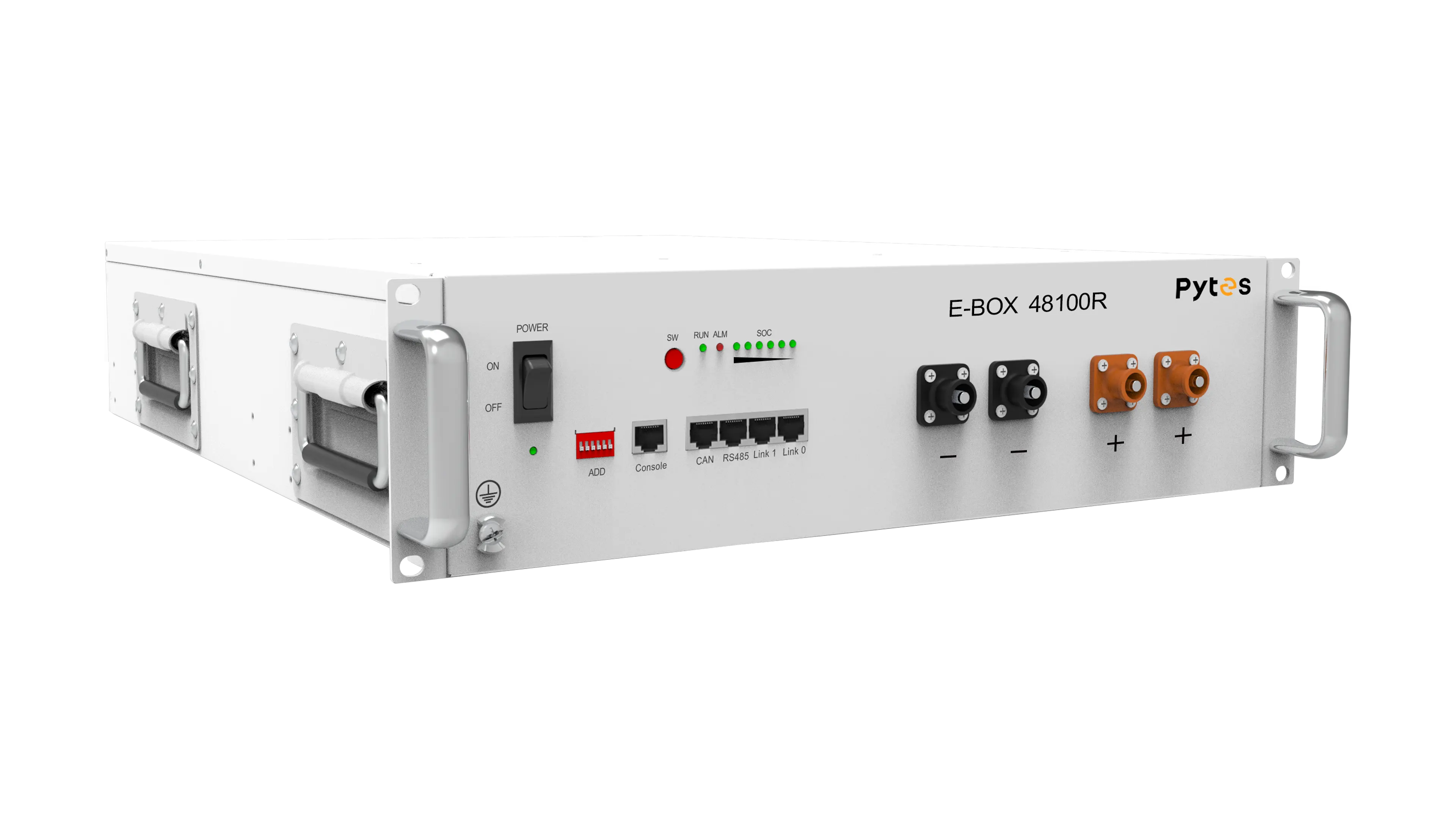 Pytes - E-Box 48100R - Front Left High quality image of Pytes - E-Box 48100R - Front Left. Image provided by Pytes.