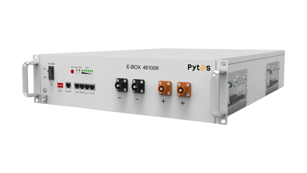 High quality image of Pytes - E-Box 48100R - Front Right. Image provided by Pytes.