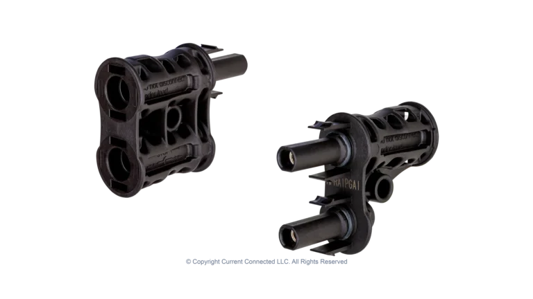 Stäubli Evo-2 Branch Plug and Socket Set for Paralleling 2 PV Strings, Branch Connectors for MC4-Evo 2 Connectors