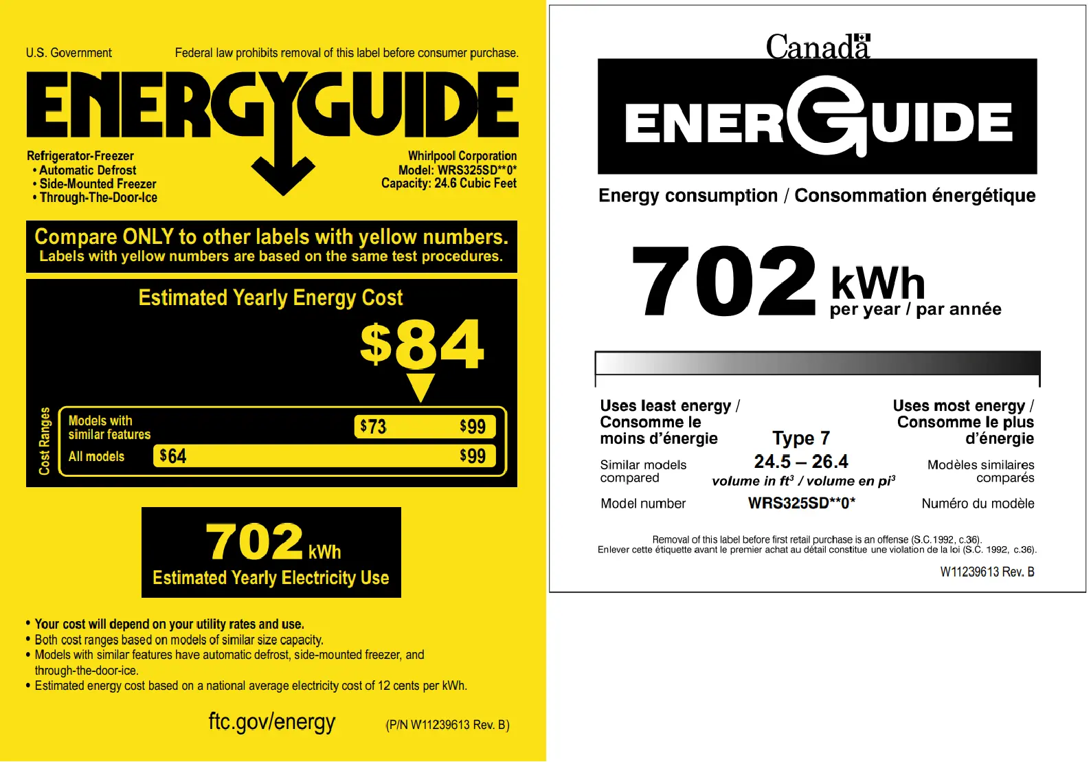 High quality image of an energy guide pamphlet