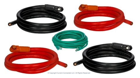 EG4 BOSSBox Cable Kit, Battery to Inverter Communication and Power Cables for EG4 WallMount 280Ah Lithium Batteries