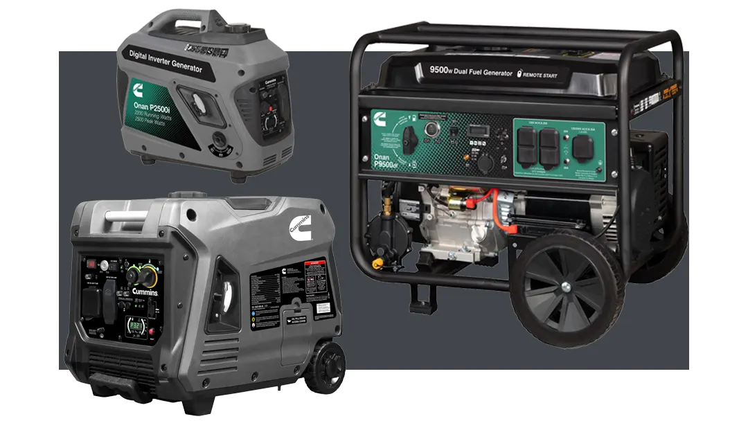 High quality photo of Generators featured on Current Connected's website. Created by Current Connected for their shop categories.