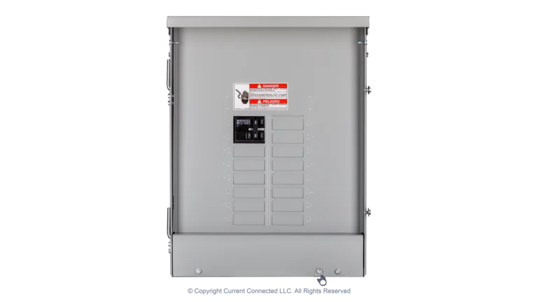 High quality photo of the Eaton - BRP125 - BR 125 AMP 16 Circuit Indoor Main Lug Loadcenter - Door Off View. Photographed by Current Connected