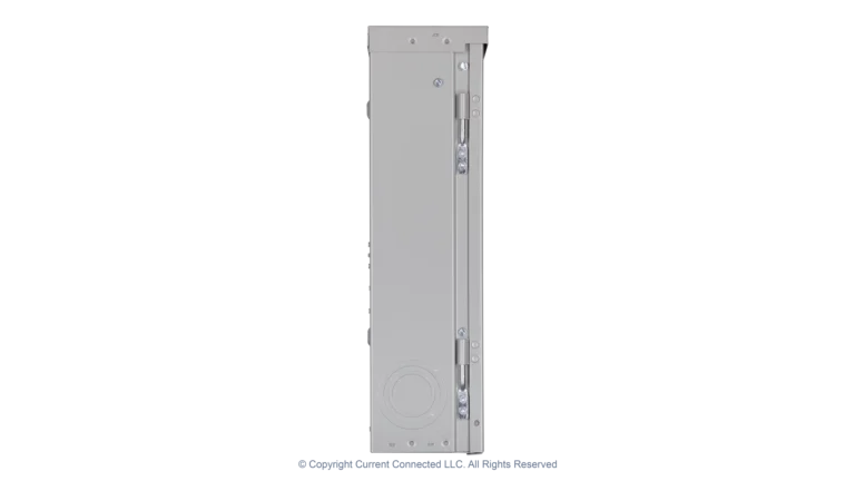 High quality photo of the Eaton - BRP125 - BR 125 AMP 16 Circuit Indoor Main Lug Loadcenter -Left Side View. Photographed by Current Connected