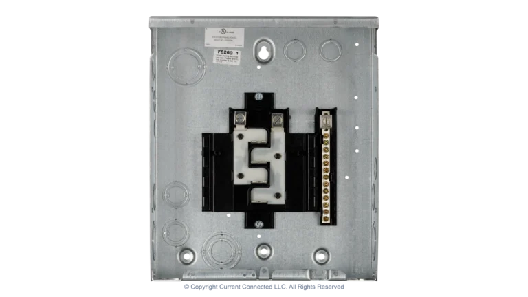 High quality photo of the Eaton - BRP100 - BR 100 AMP 24-Circuit Breaker Panel Kit - Internal View. Photographed by Current Connected