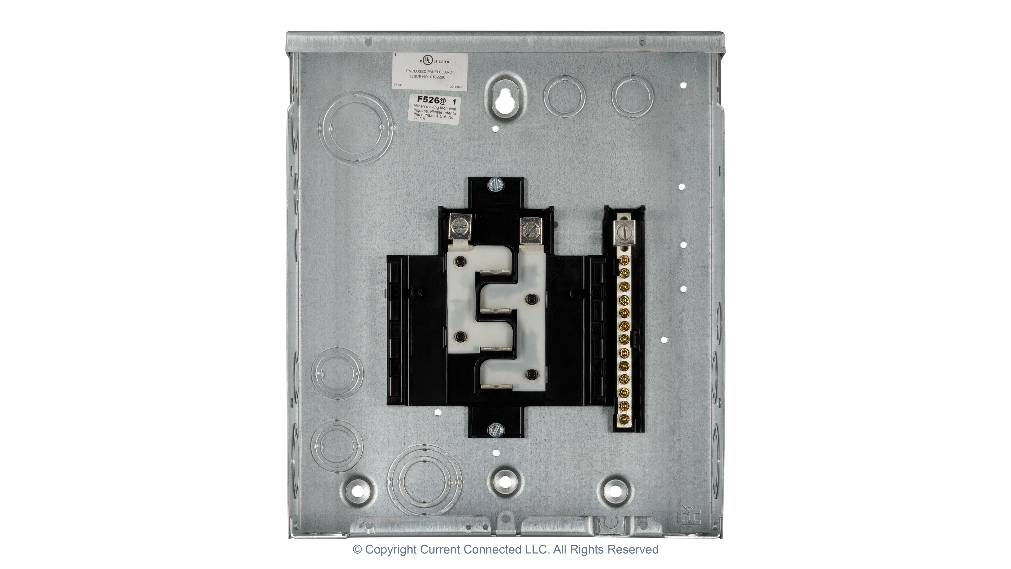 Eaton - BRP100 - BR 100 AMP 24-Circuit Breaker Panel Kit - Internal View High quality photo of the Eaton - BRP100 - BR 100 AMP 24-Circuit Breaker Panel Kit - Internal View. Photographed by Current Connected